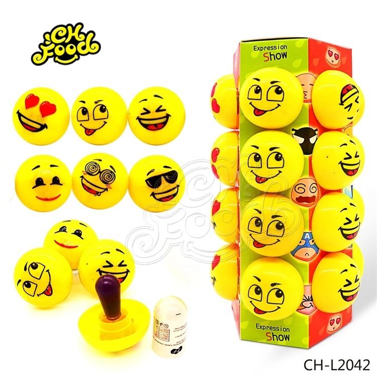 CHFOOD funny face toy with nipple candy/face lollipop toy candy CH-L2042