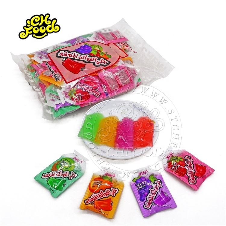 Assorted Taste Fruit Flavor Jelly Candy Sweet For Kids