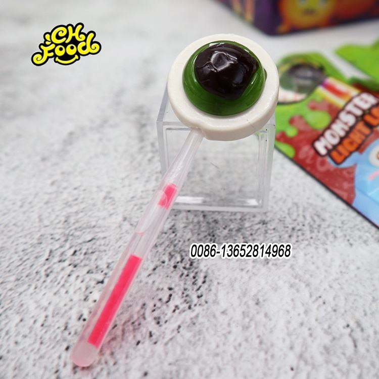 Halloween Sweets Eyeball Light Lollipop Hard Candy