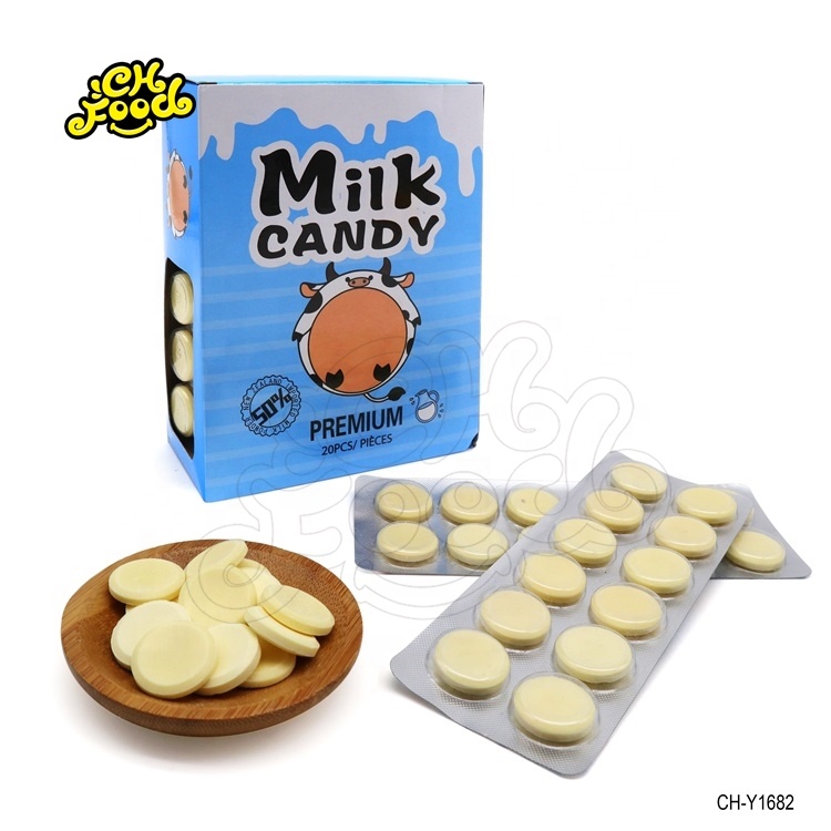 Halal High Quality Dry Eat Milk Tablet Candy Hard Candy China