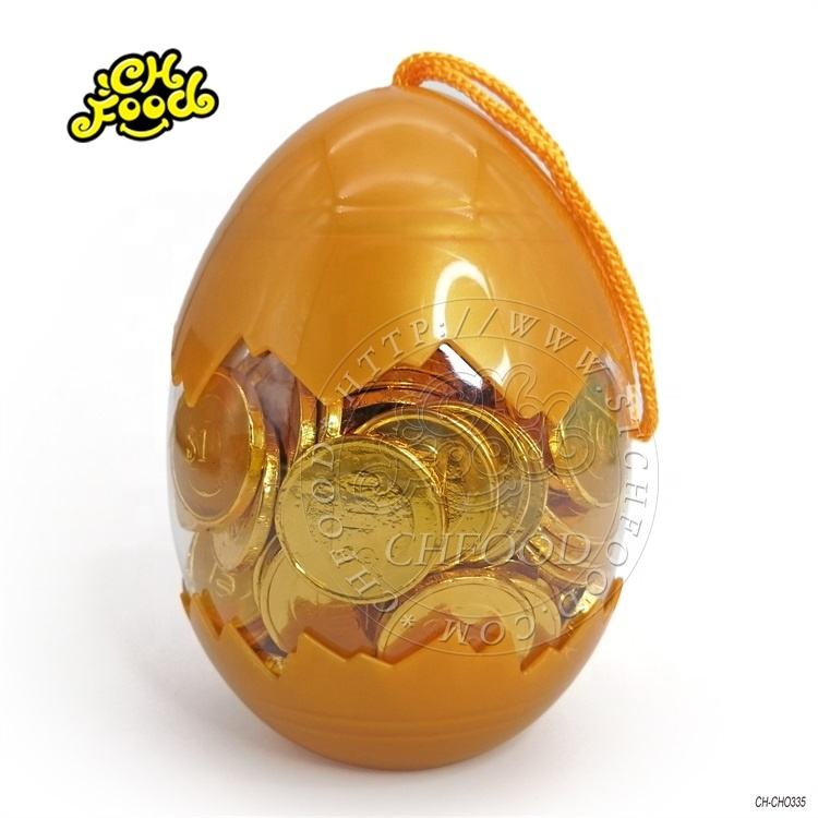 Hot Sale 200pcs Gold Chocolate Coins In Jar