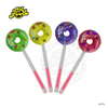 Pop Fruit Flavor Doughnut Glow Stick Lollipop Donut Lollipop Hard Candy