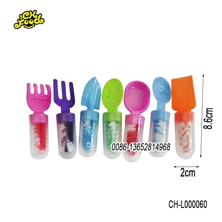 Halal Pizza Shape Fluorescent Lollipop With Glow Stick