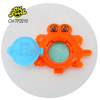 Wholesale Frog Shape Flying Saucer Toy with Tattoo Sticker Bubble Gum Chewing Halal Candy Sweets Toy Candy for Children