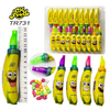 Wholesale and OEM Plastic Whistle Banana Shape Toy with Fruit Flavor Tablet Candy Sweet Snack Food for Kids Halal Candy Toy