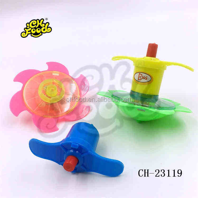 Plastic Super Spinning Top Toy With Light