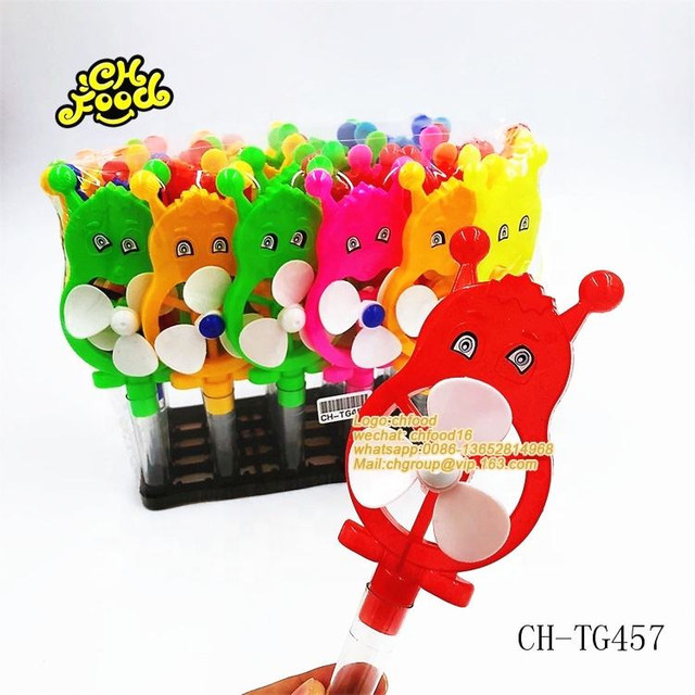 Cartoon Carpenterworm Windmill Fan Toy Candy