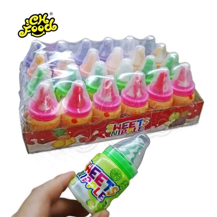 Low MOQ Feeding Bottle Nipple Candy With Sour Powder