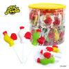 Box Bottle Packing Halal Cute Cartoon Cock Shape Lollipop