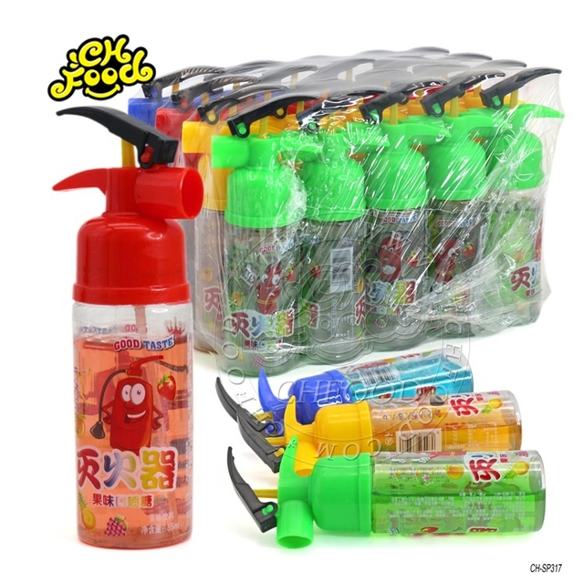 Big Fire Extinguisher Shape Liquid Spray Candy