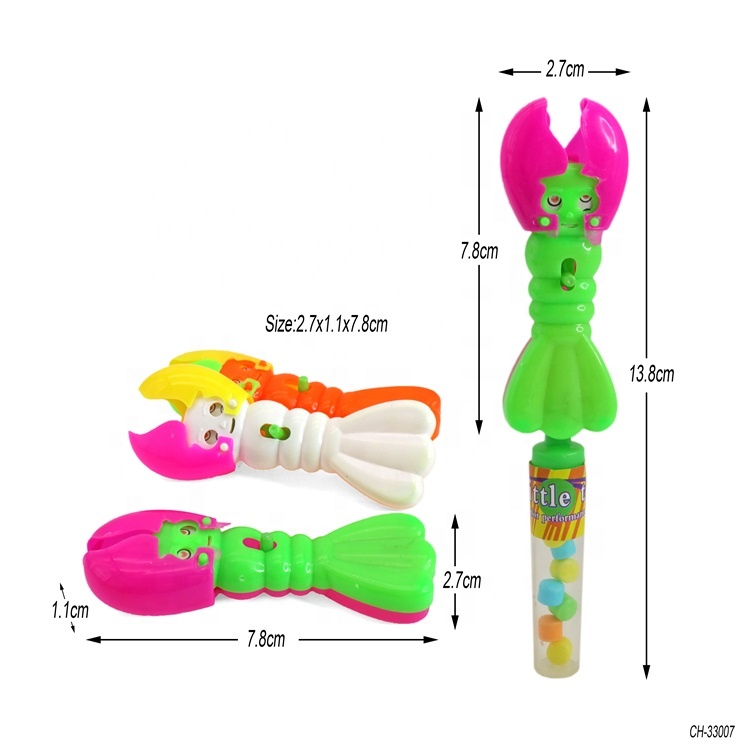 Girls Cute Lobster Princess Toy For Kids Wholesale Cheap Small Plastic Empty Candy toys