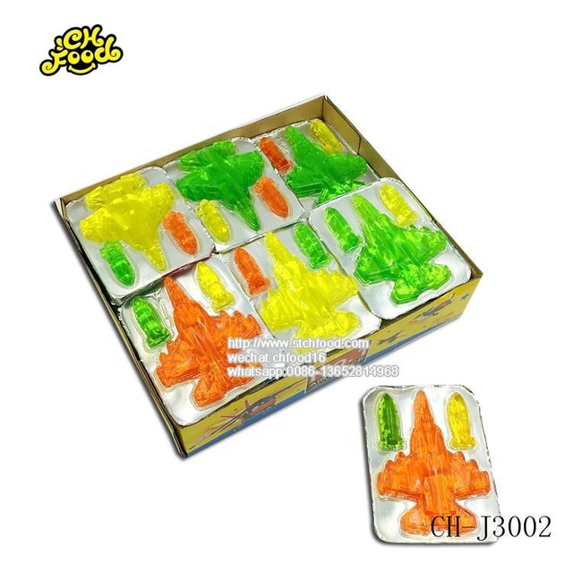 Fighter Shape Plane Jelly Pudding Cup
