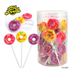 Pop Fruit Flavor Doughnut Glow Stick Lollipop Donut Lollipop Hard Candy