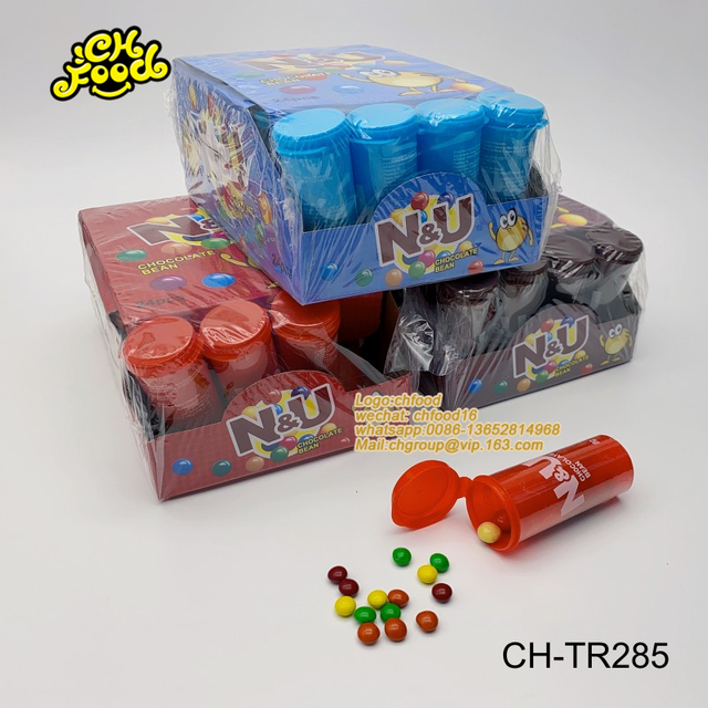 Crisp Sugar Coated Colorful Chocolate Beans