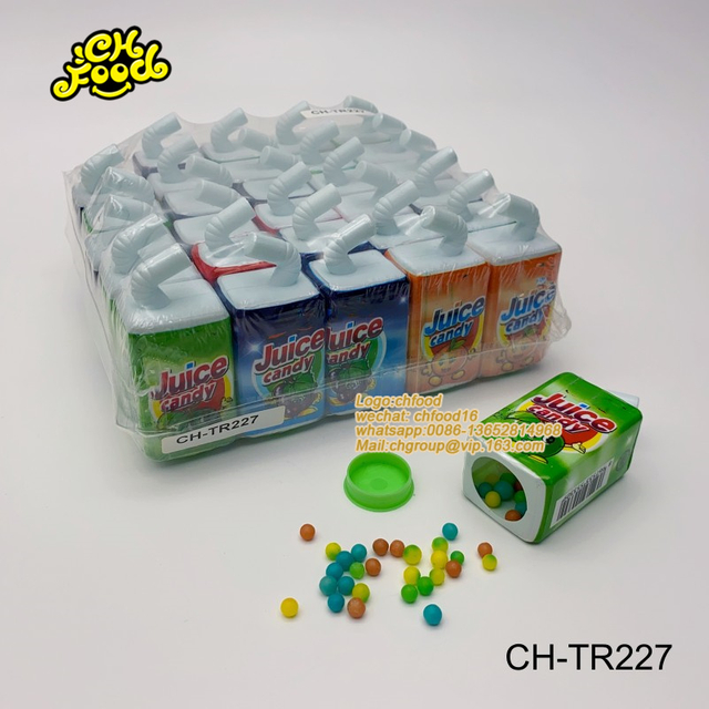 Juice Shape Bottle Toys with Ball Candy