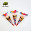 OEM Individually Packed Cone Shape Ice Cream Marshmallow with Mini Biscuits and Chocolate Jam Candy Sweets Halal Snack for Kids
