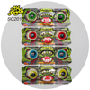 Halal 2in1 Eyes Tooth Shape Halloween and Easter Fruit Flavor Sour Sweet Soft Chewy Gummy Candies Wholesale OEM Factory