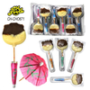 OEM Mini Paper Umbrella Toy with Milk Chocolate bar for Kids Wholesale Halal Chocolate Sweet Candy
