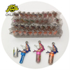 China Supplier Plastic Whistle Football Dolphin Toy with Nipple Shape Hard Candy Lollipop for Kids