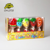 Hot Selling Cartoon Fruit Shape Lollipop Watermelon Pineapple Banana Strawberry Orange Halal Hard Candy Sweets