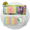 Low MOQ Wholesale Halal Jumping Cotton Candy Sweets OEM and Wholesale Marshmallow Stick with Popping Candy for Kids