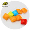 Wholesale Low MOQ Halal Mini Square Bubble Gum Candy Sweets with Cheap Plastic Aircraft Maze Toy for Boys