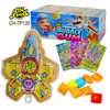 Wholesale Low MOQ Halal Mini Square Bubble Gum Candy Sweets with Cheap Plastic Aircraft Maze Toy for Boys