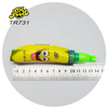 Wholesale and OEM Plastic Whistle Banana Shape Toy with Fruit Flavor Tablet Candy Sweet Snack Food for Kids Halal Candy Toy