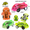 Wholesale Low MOQ Bulk Cheap Plastic Small Transparent Aircraft Toy Car Pull-back Vehicle Promotion Toy for Kids