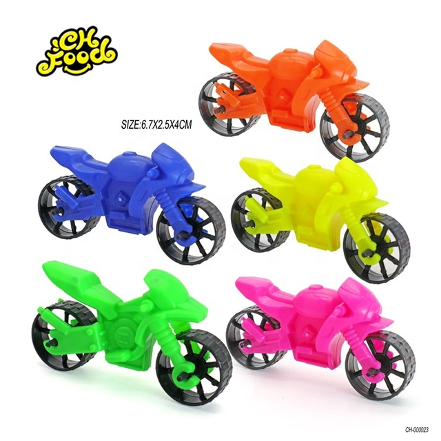 Promotional Classic Toys Vehicle kids Mini Plastic Motorcycle Toy For Capsule Toys Wholesale