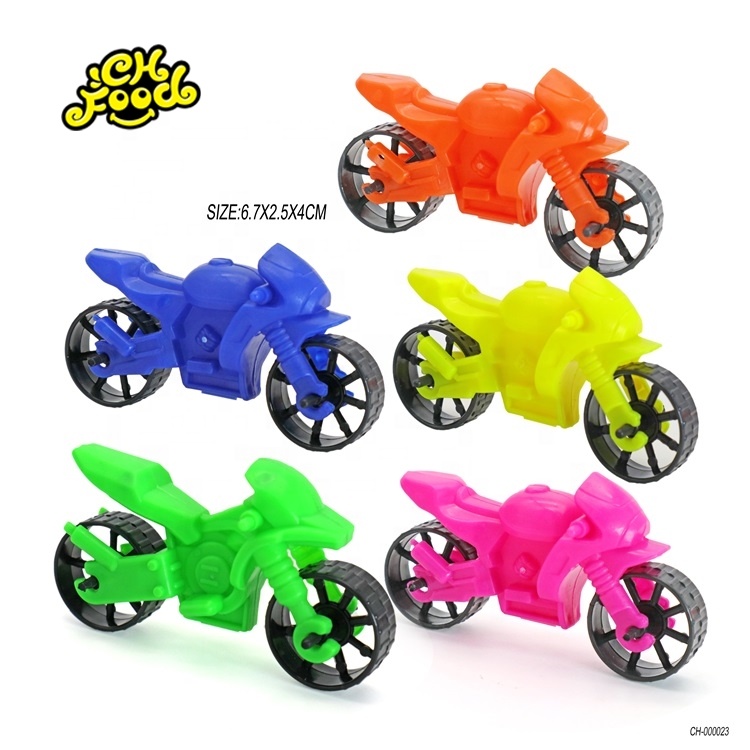 Promotional Classic Toys Vehicle kids Mini Plastic Motorcycle Toy For Capsule Toys Wholesale