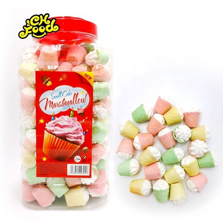 Birthday Cupcake Marshmallow Candy With Jelly Jam