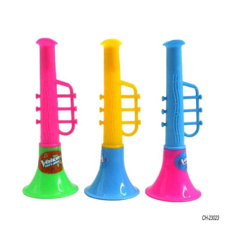 Hot Cheap Plastic Horn With Whistle Promotional Toys In Bulk