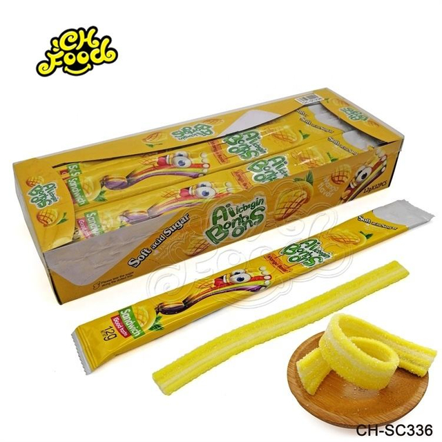 CHFOOD Halal mango flavour Sour Belts gummy Candy CH-SC336