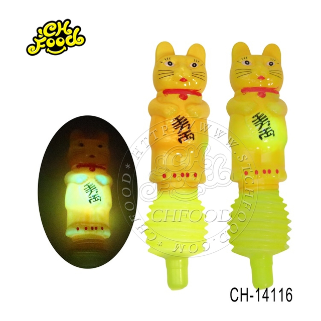 kids Cartoon Cat Shape Flashing Toy Glowing Toy Bulk Toy for Promotional Gift