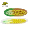 Hot Selling Corn Shape Pressed Candy Fruit Flavor Puffed Candy