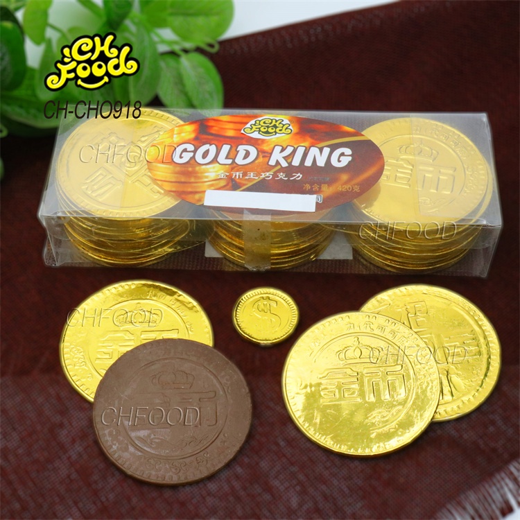 Wholesale Hot Selling Super Big Gold Chocolate Coin Candy Sweets Halal