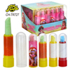 LOW MOQ Plastic Lipstick Toy with Fruit Flavor Tablet Candy for Kids