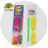 Wholesale Halal Cheap Plastic Propeller Toy with Sour Soft Roll Gummy Jelly Candy Sweet for Kids Bamboo Dragonfly Candy Toy