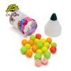 Low MOQ Wholesale China Colorful Plastic Crayons Toys with Puffed Candy for Kids Cheap Promotional Toys Candy