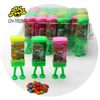 Wholesale and Custom Mini Square Chewing Gum in Cartoon Bottle for Kids