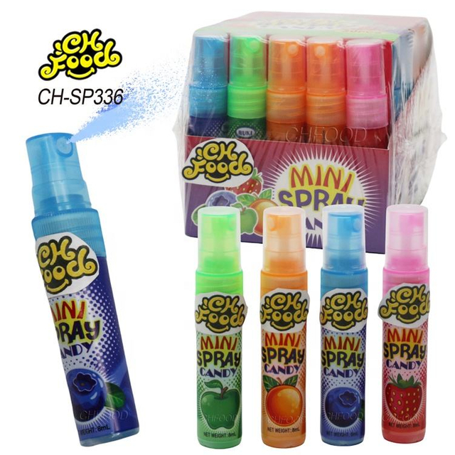 Wholesale Low MOQ Mini Bottle Sour Fruit Flavor Liquid Spray Candy Sweets for Kids