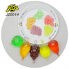 Custom China 24pcs Fruit Shape Jelly Pudding Wholesale Mango Grape Apple Pineapple Strawberry Jelly Candy Supplier