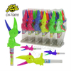 Cartoon Whistle Dinosaur Pterosaur Shape Clip Toys With Fruit Tablet Candy Sweets for Kids
