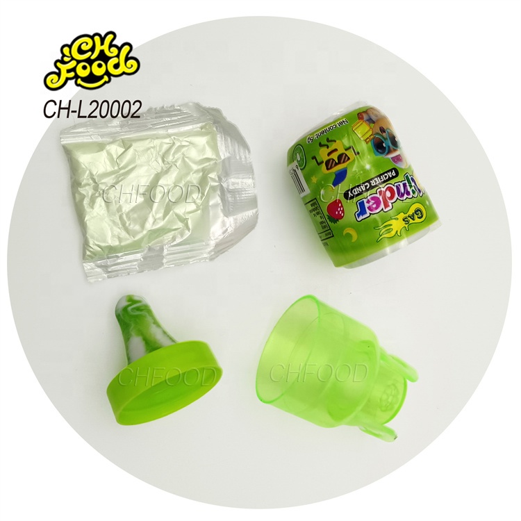 New Wholesale Gas Cylinder Candy Toys Nipple Shape Hard Candy Lollipop with Sour Powder Candy Sweets for Kids