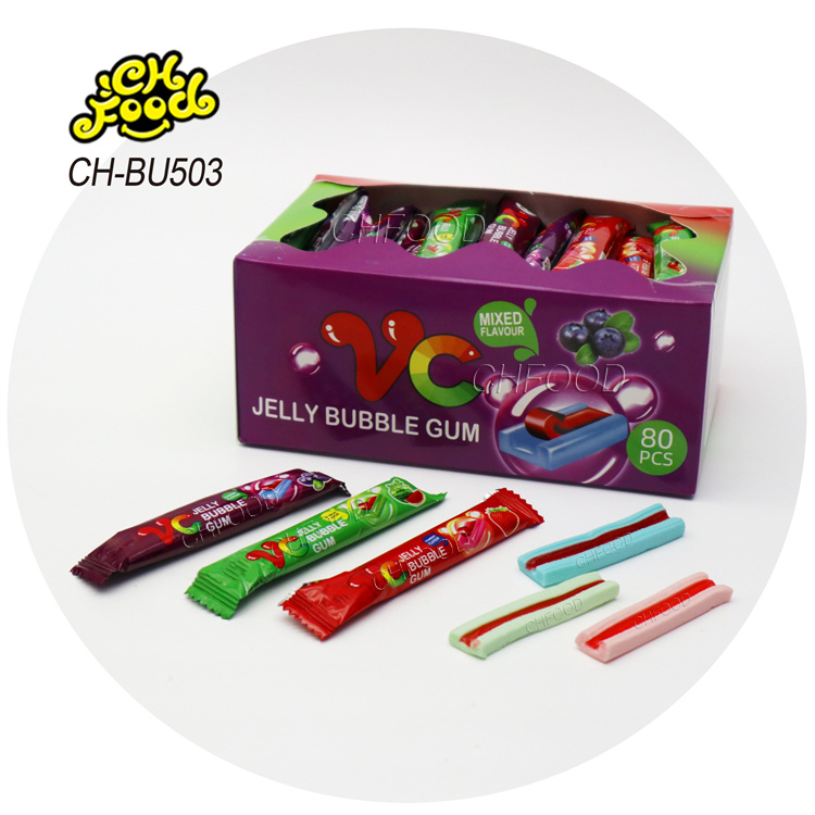 Mixed Flavor VC Jelly Bubble Gum