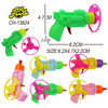 Wholesale Low MOQ Bulk Cheap Plastic Small UFO Gyroscope Toy Gun Promotion Toy for Children