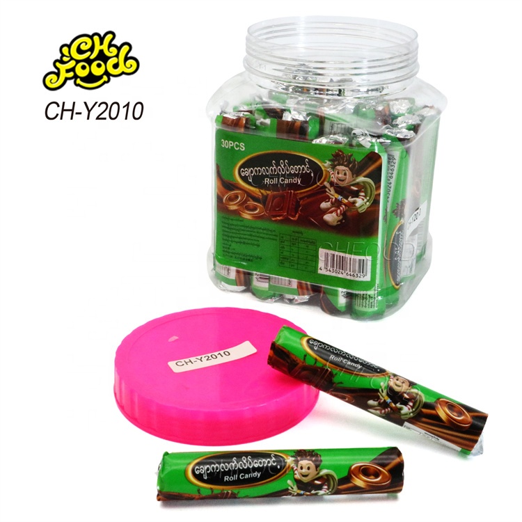 Customization Low MOQ Halal Soda Cola Orange Lemon Flavor Roll Tablet Pressed Candy Sweets