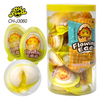 Wholesale Hot Seiing New Item Funny Design Fruity Flowing Egg Jelly Pudding Halal Kids Snack Food Sweets OEM China Candy