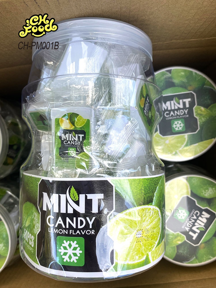 Low MOQ Wholesale Strawberry Lemon Fruit Flavors Mint Fresh Paper Candy Sweets Halal Confectionery Candy